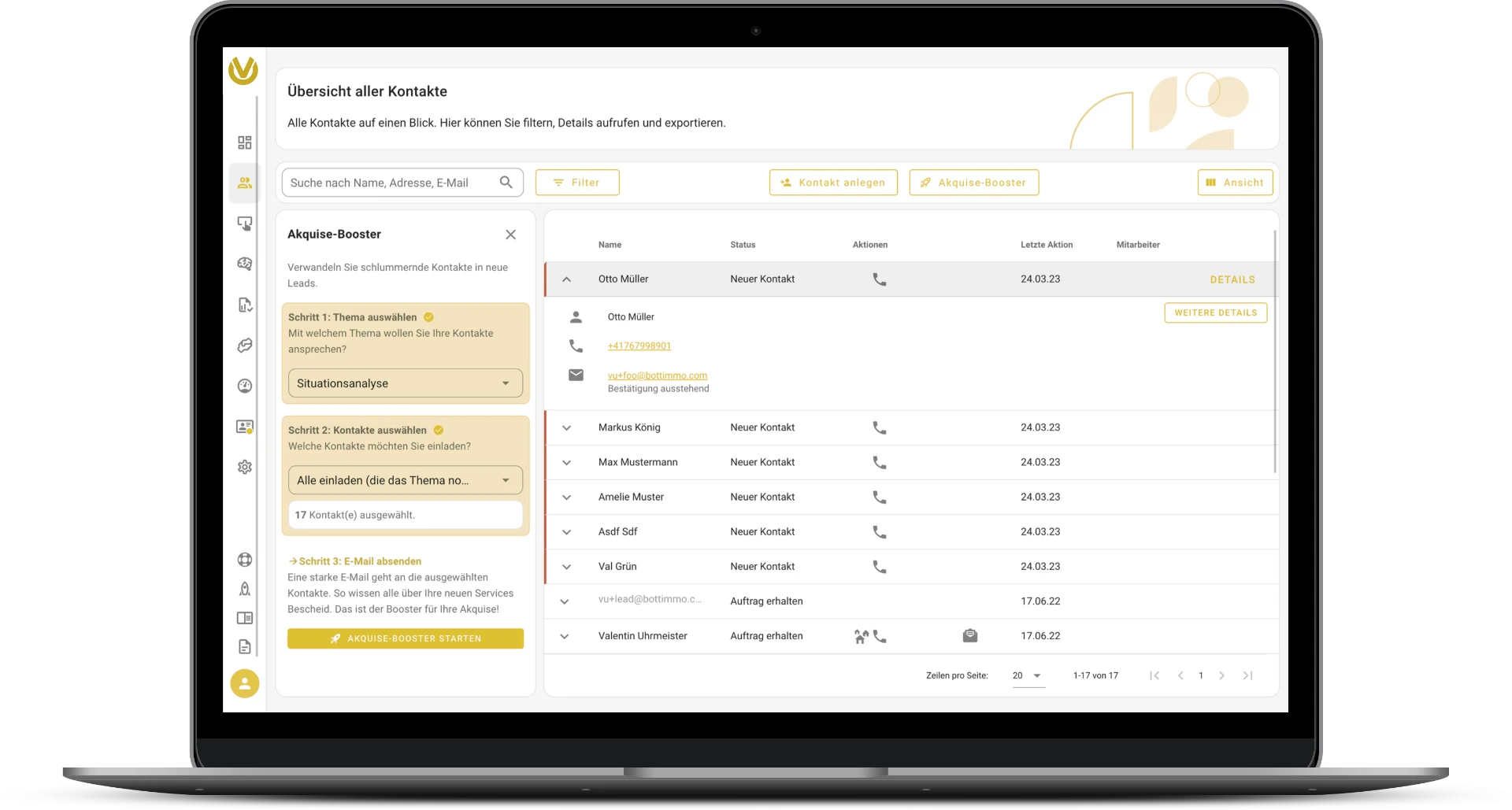 Akquise-Booster mit Wiedervorlagen im DVAG-White-Label-System